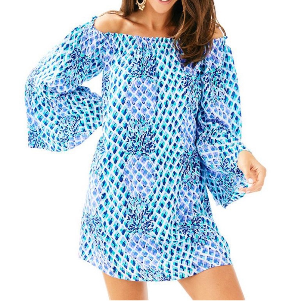 Lilly Pulitzer Nevie Off the Shoulder Dress
